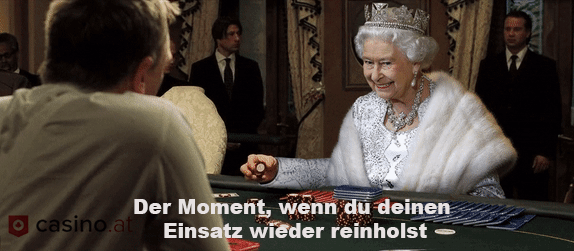 Wenn du deinen Einsatz gewinnst – Poker Meme