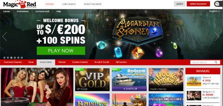 Magic Red Homepage
