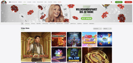 ZodiacBet Casino Homepage