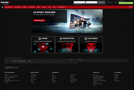 Betsafe Homepage