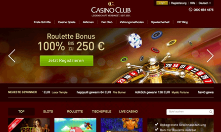 Casinoclub Homepage