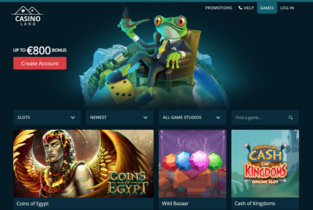 Casinoland Homepage
