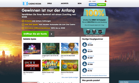 Casinoroom Homepage