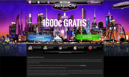Jackpotcity Homepage