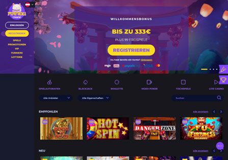 Maneki Homepage