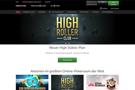 PokerStars Homepage