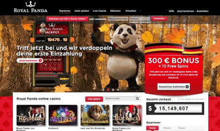 Royalpanda Homepage