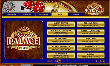 Spinpalace Game