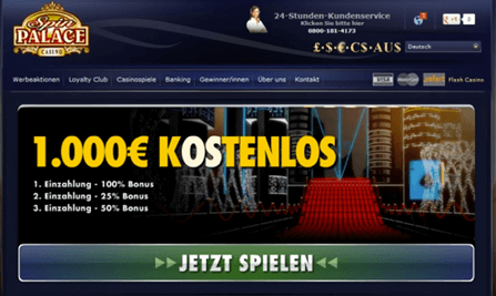 Spinpalace Homepage