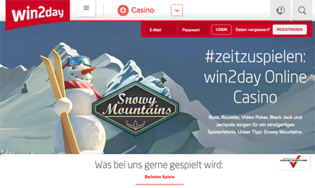 Win2day Homepage