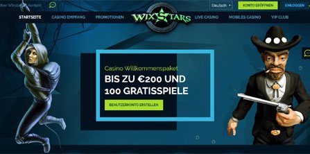 Wixstars Homepage