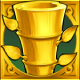 Goldenes Bambus-Symbol