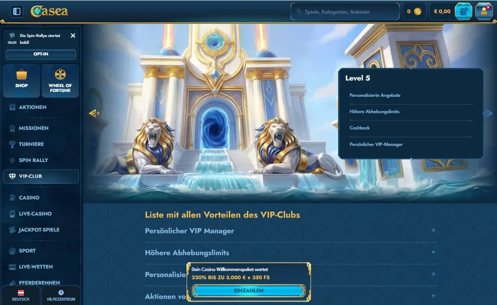 Casea VIP-Programm